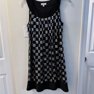 Black sparkly cocktail dress